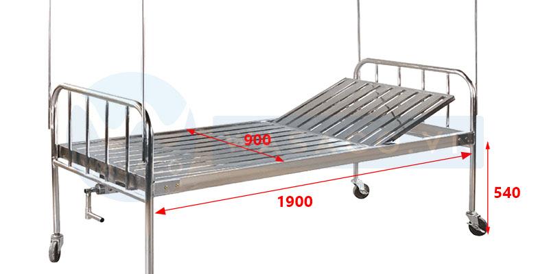 Thông số kỹ thuật bộ giường y tế - giường cứu hộ bể bơi