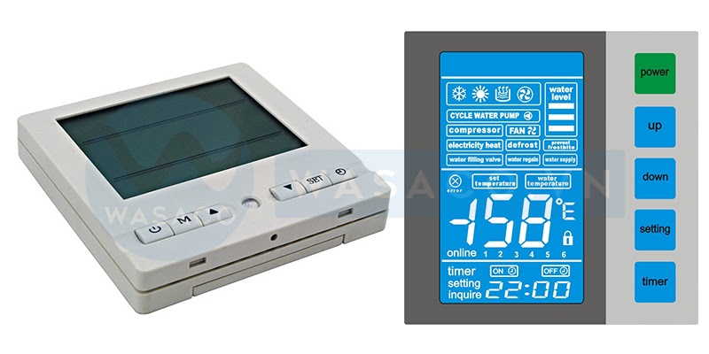 Bộ điều khiển LCD của máy bơm nhiệt Sirac LSQ02RP