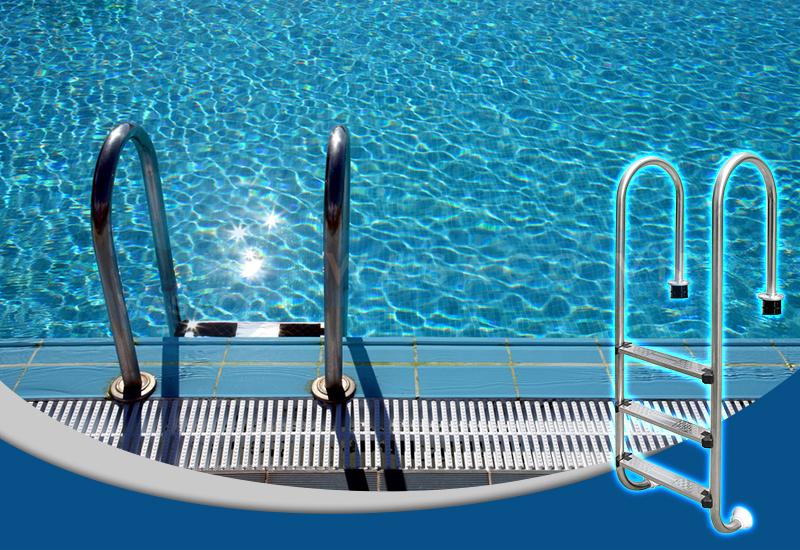 Ứng dụng thang bể bơi Emaux NMU series