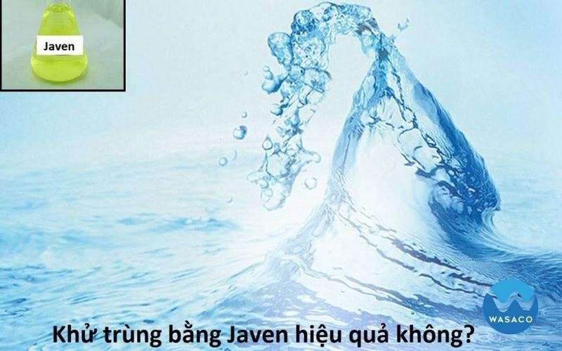 Sử dụng javen để diệt khuẩn và xử lý ô nhiễm nguồn nước