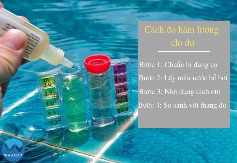 Cách đo hàm lượng Clo dư trong nước