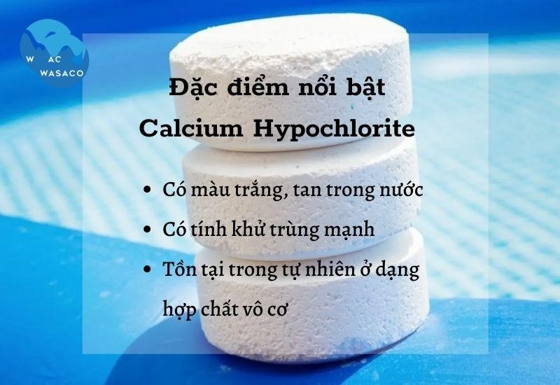 Đặc điểm của calcium Hypochlorite