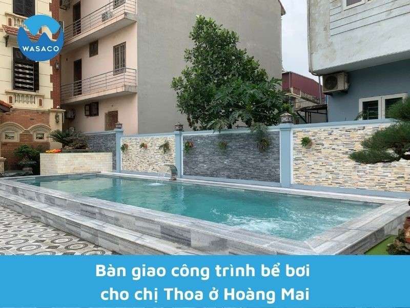 bể bơi chị Thoa tại Hoàng Mai - Hà Nội 