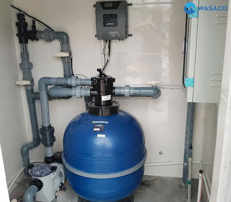 Sử dụng máy điện phân muối hồ bơi