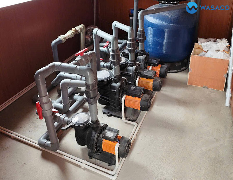 Máy bơm phát ra tiếng ồn lớn