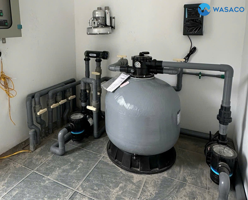 Sử dụng máy điện phân muối bể bơi